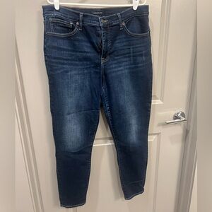 Lucky Brand Women’s Ava Jeans - Mid Rise Skinny - Dark Wash - Size 16/33 R
